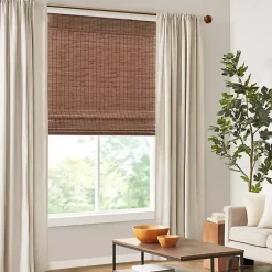 Kirklands Home Bamboo Light Filtering Roman Shade, 31 in. Brown Hot