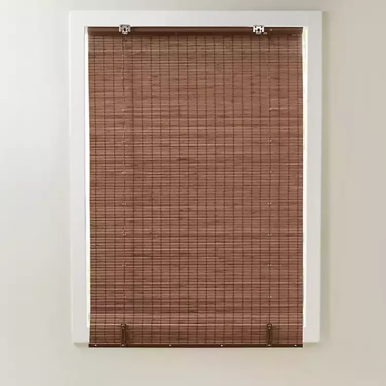 Kirklands Home Bamboo Light Filtering Roman Shade, 31 in. Brown Hot