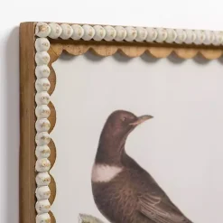 Kirklands Home Brown Birds Scalloped Framed Art Print Online