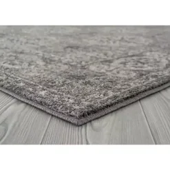 Kirklands Home Bordered Pattern Runner, 2x10 Brown New