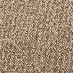 Kirklands Home Boucle Upholstered Wood Leg Bench Brown Hot