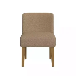 Kirklands Home Boucle Upholstered Dining Chair Brown