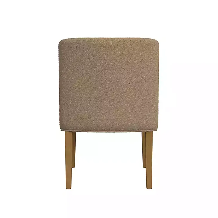 Kirklands Home Boucle Upholstered Dining Chair Brown