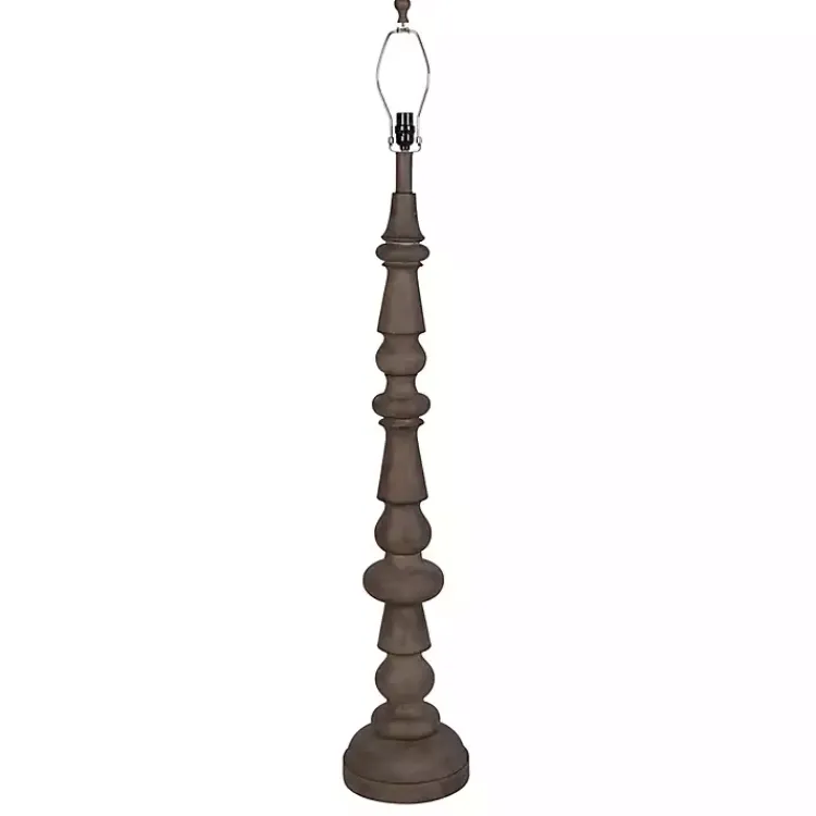 Kirklands Home Carved Spindle Floor Lamp Brown Online