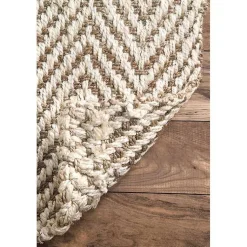 Kirklands Home Brown Chevron Valen Area Rug, 8x10