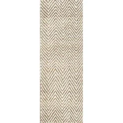 Kirklands Home Brown Chevron Valen Runner Outlet