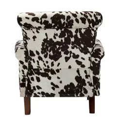 Kirklands Home Brown Cow Print Upholstered Accent Chair Online