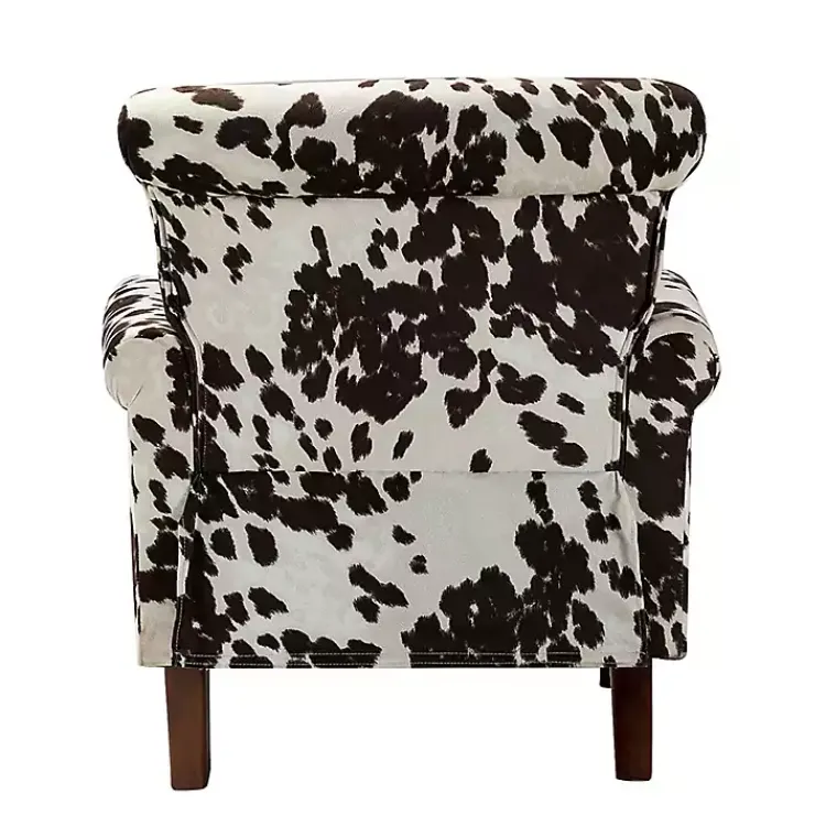 Kirklands Home Brown Cow Print Upholstered Accent Chair Online