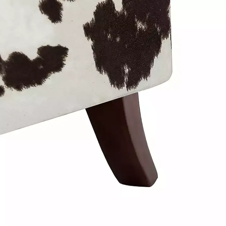 Kirklands Home Brown Cow Print Upholstered Accent Chair Online