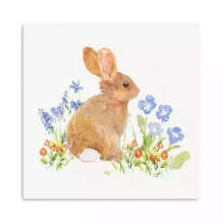 Easter Decorations>Kirklands Home Brown Easter Bunny Canvas Art Print