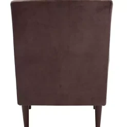 Kirklands Home Ellen Rolled Arms Accent Chair Brown Best