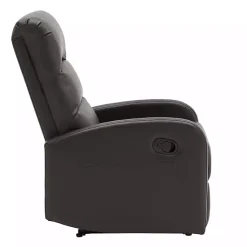 Kirklands Home Faux Leather Dormi Recliner Brown Sale