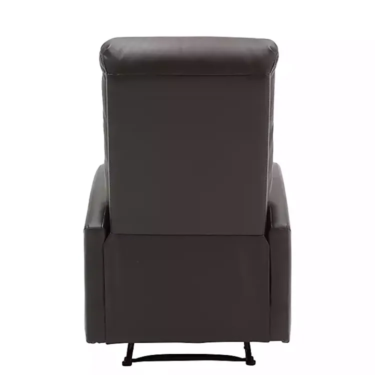Kirklands Home Faux Leather Dormi Recliner Brown Sale