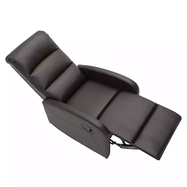 Kirklands Home Faux Leather Dormi Recliner Brown Sale