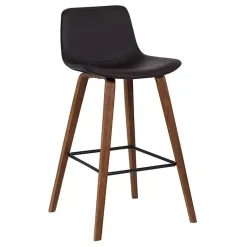 Kirklands Home Faux Leather Maddie Bar Stool Brown Outlet