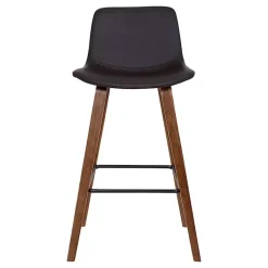 Kirklands Home Faux Leather Maddie Bar Stool Brown Outlet