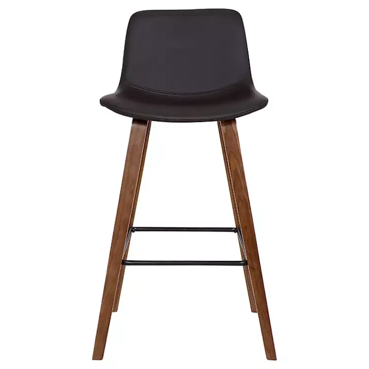 Kirklands Home Faux Leather Maddie Bar Stool Brown Outlet