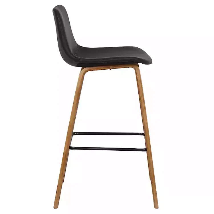 Kirklands Home Faux Leather Maddie Bar Stool Brown Outlet