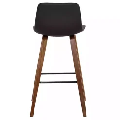 Kirklands Home Faux Leather Maddie Bar Stool Brown Outlet