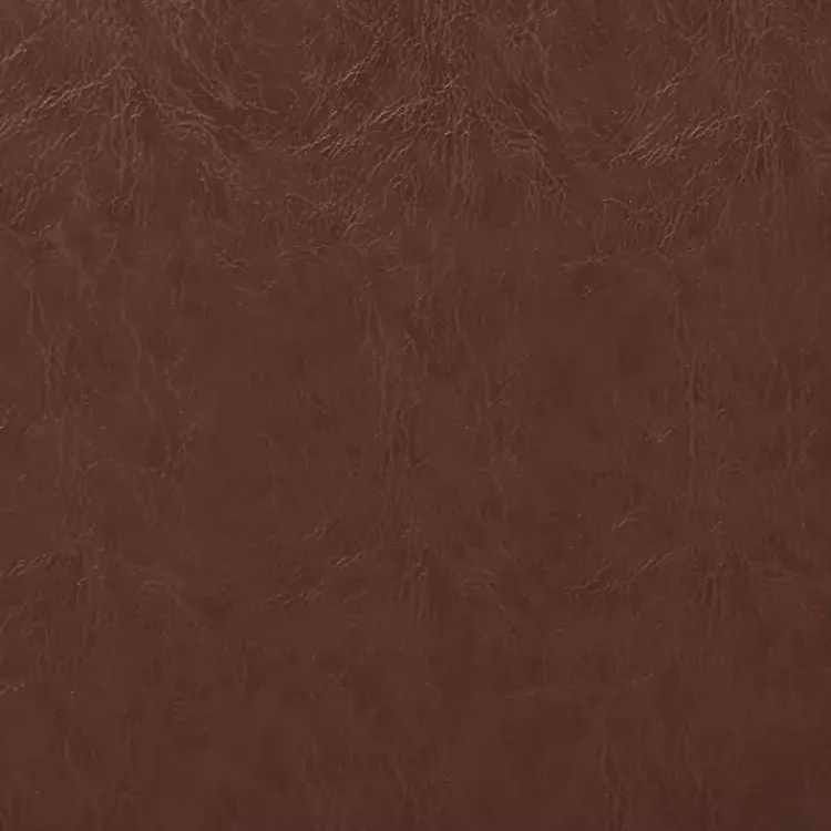 Kirklands Home Faux Leather Swivel Club Chair Brown Sale