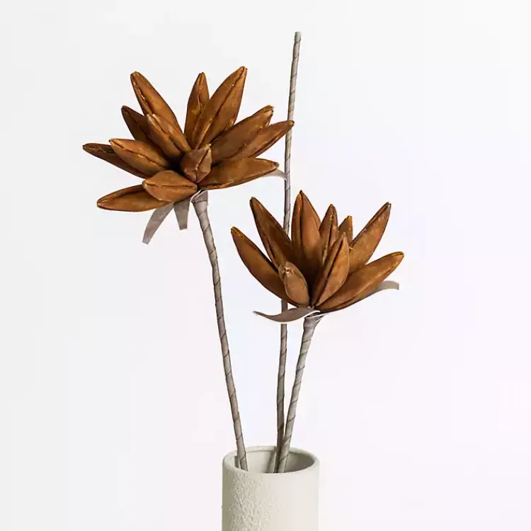 Stems & Bouquets>Kirklands Home Foam Flower Sprays, Set of 2 Brown