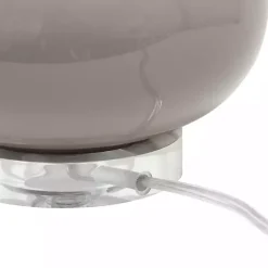 Kirklands Home Glass Short Oval Table Lamp Brown Discount