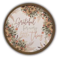 Fall>Kirklands Home Grateful for Every Little Thing Wall Plaque Brown