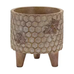 Kirklands Home Honeycomb Planters, Set of 2 Brown Online
