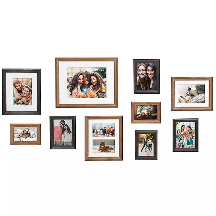 Kirklands Home Brown Hues 10-pc. Gallery Wall Picture Frame Set Hot