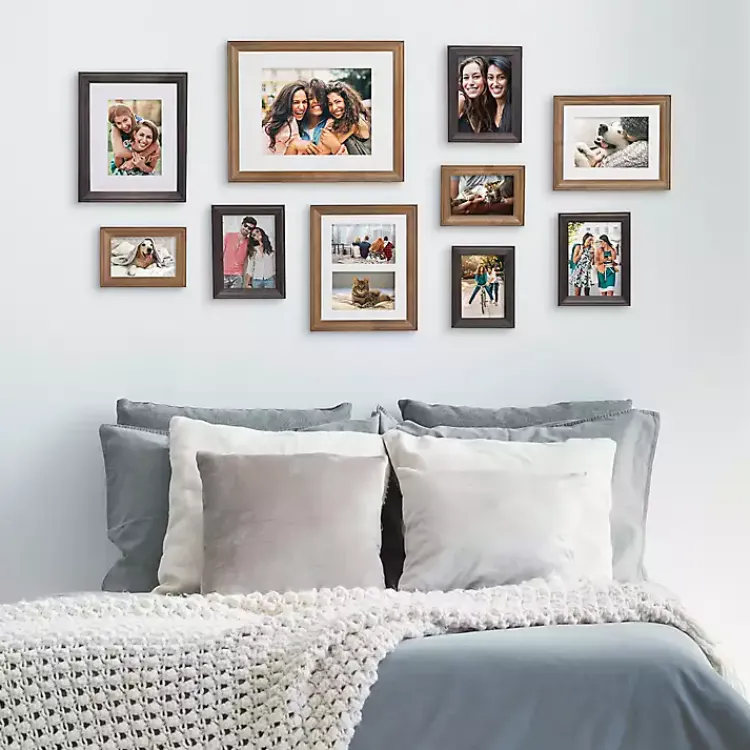 Kirklands Home Brown Hues 10-pc. Gallery Wall Picture Frame Set Hot