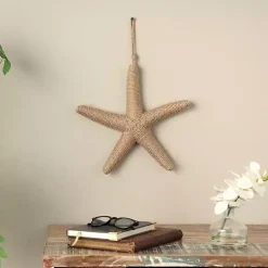 Kirklands Home Jute Starfish Wall Plaque Brown Sale