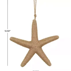 Kirklands Home Jute Starfish Wall Plaque Brown Sale