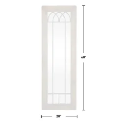 Kirklands Home Brown Larissa Arched Window Leaning Mirror