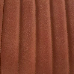 Kirklands Home Leather Tufted Panel Bench Brown Sale