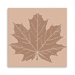 Fall>Kirklands Home Brown Maple Leaf Giclee Canvas Art Print