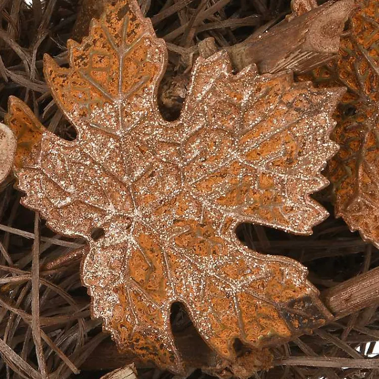 Wreaths>Kirklands Home Maple Leaves Wreath Brown