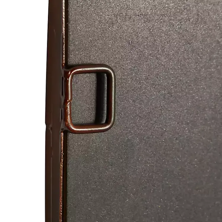Kirklands Home Metal Arch Frame Windowpane Wall Mirror Brown Discount