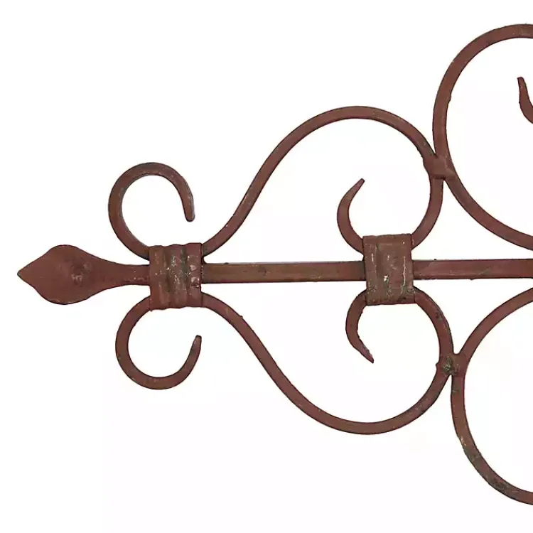 Kirklands Home Metal Scroll Panel Wall Plaque Brown Outlet