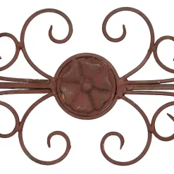 Kirklands Home Metal Scroll Panel Wall Plaque Brown Outlet