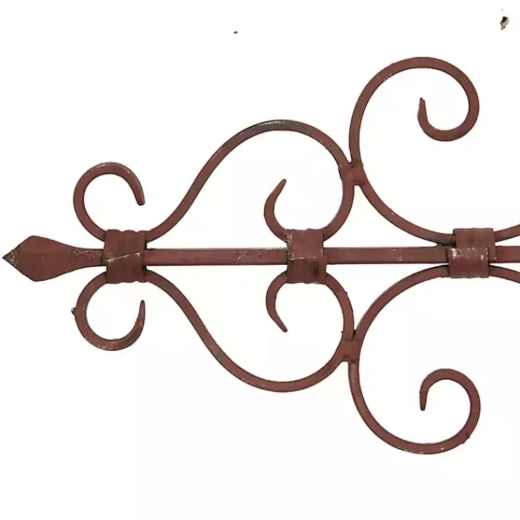 Kirklands Home Metal Scroll Panel Wall Plaque Brown Outlet