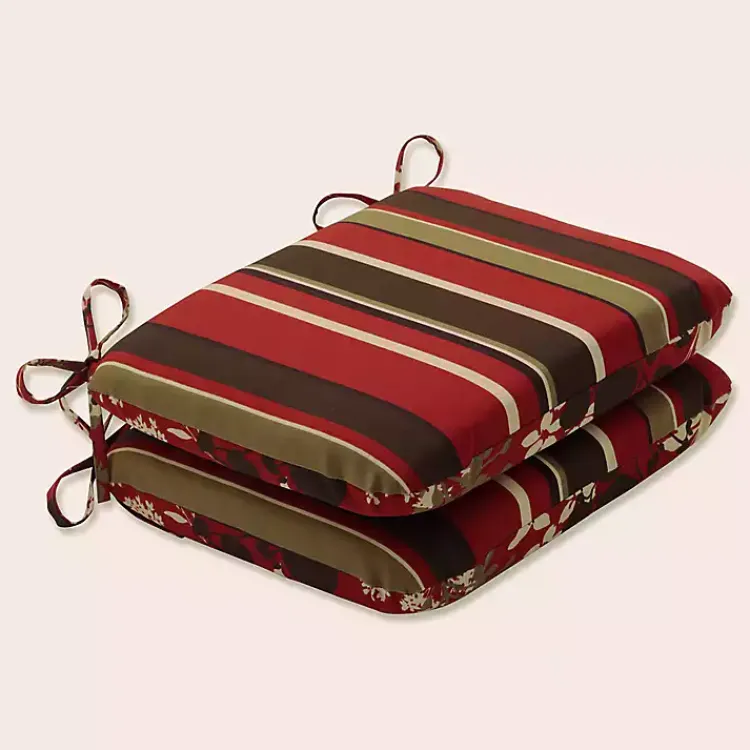 Kirklands Home Brown Montifleuri Outdoor Seat Cushions, Set of 2 Hot