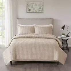 Kirklands Home Nash 3-pc. Reversible Queen Coverlet Set Brown Sale