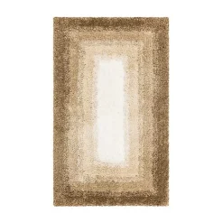 Kirklands Home Ombre Border Bath Mat, 2x4 Brown Sale