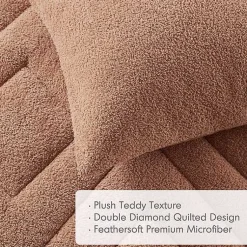 Kirklands Home Quilted Teddy 2-pc. Twin Comforter Set Brown Online