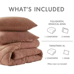Kirklands Home Quilted Teddy 2-pc. Twin Comforter Set Brown Online