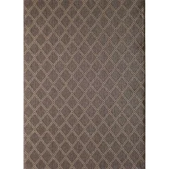 Kirklands Home Santorini Trellis Outdoor Area Rug, 7x9 Brown Clearance