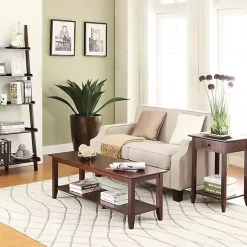 Kirklands Home Simple Rectangular Coffee Table Brown Clearance