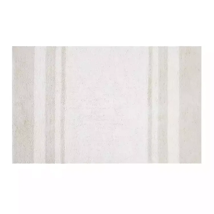 Kirklands Home Stripe Reversible Bath Mat, 30 in. Brown Online