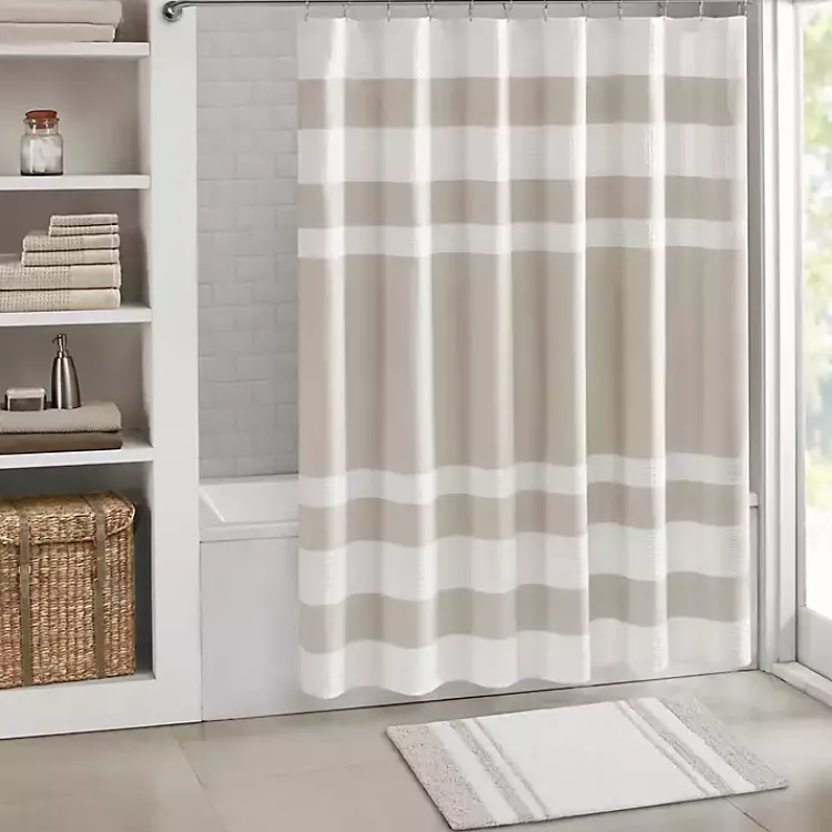 Kirklands Home Stripe Reversible Bath Mat, 30 in. Brown Online