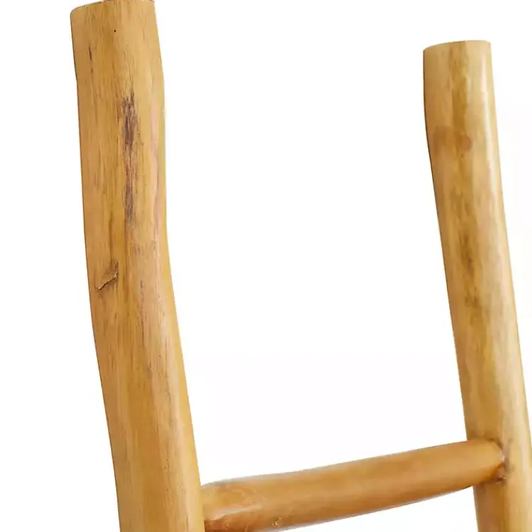 Decorative Accents>Kirklands Home Teak Wood Leaning Ladder Brown